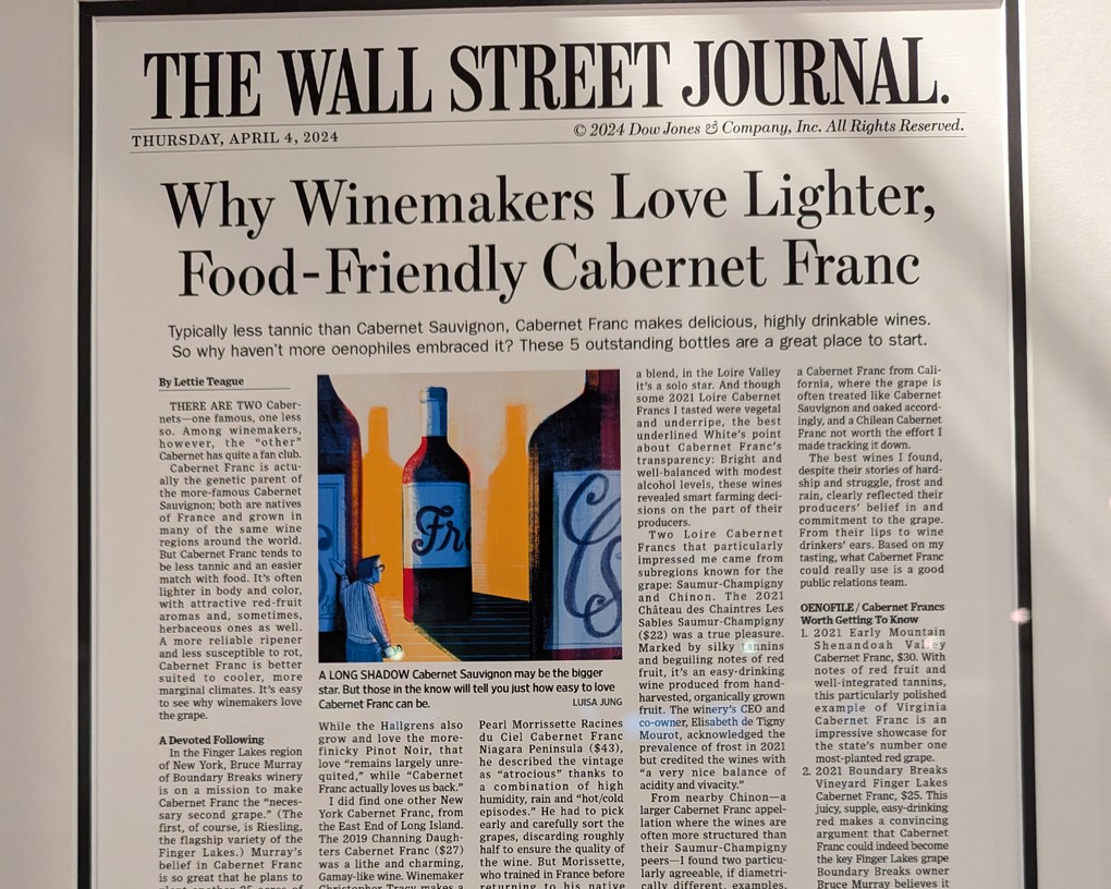 Cabernet is quickly becoming a favorite among wine professionals.